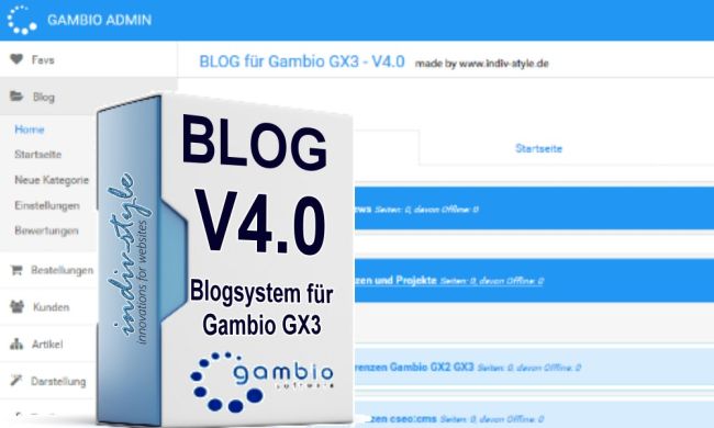 Blog-System V4.0 für Gambio GX3