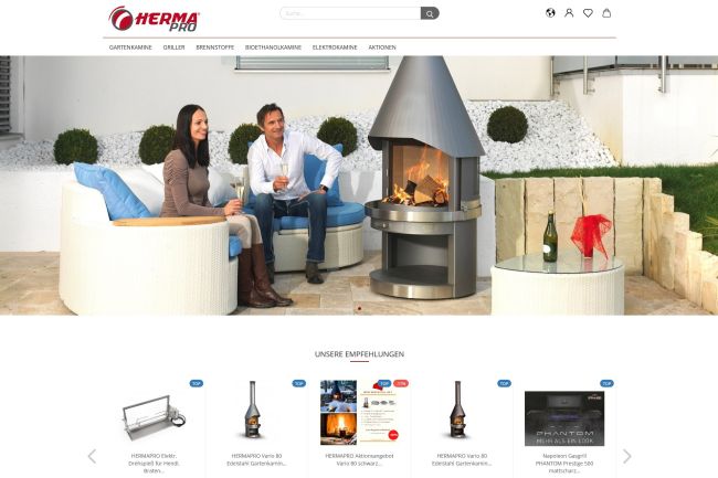 Projekt shop.hermapro.com